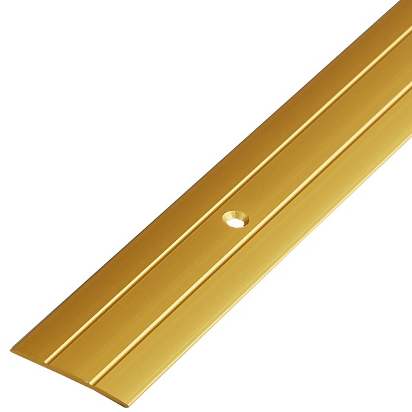 Übergangsprofil vorgebohrt Alu 20x30 Gold