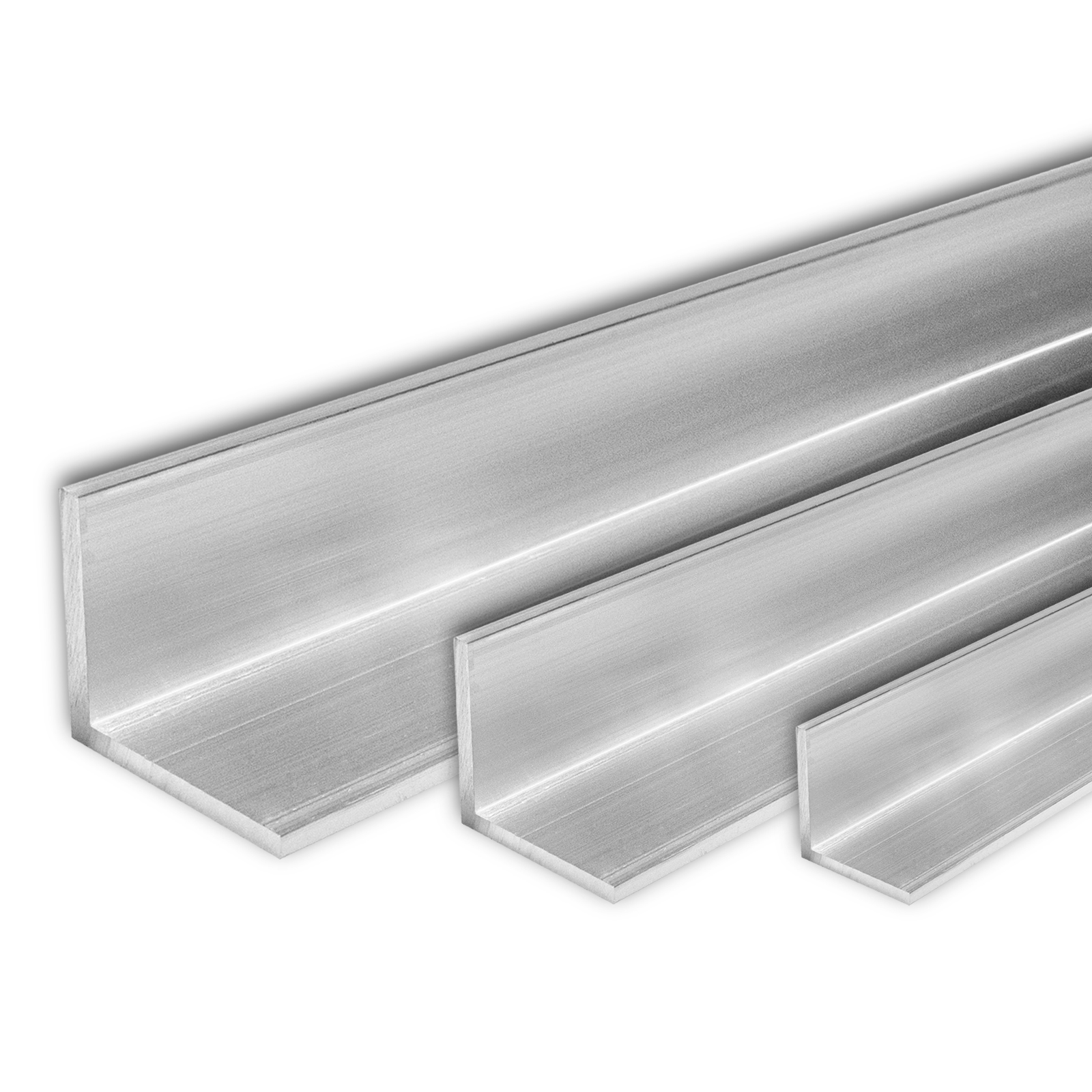 Aluminium Profil gleichschenklig in verschiedenen Größen und Längen