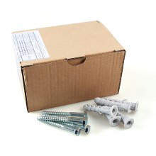 Sechskant Schrauben + Kunststoffdübel / Schlüsselschrauben DIN 571